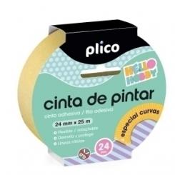Cinta Pintor Plico Especial Curvas 24Mm X 25 M