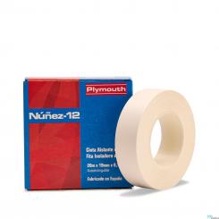 Cinta Pvc Aislante Nuñez Blanco 19Mmx20M
