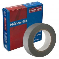 Cinta Pvc Aislante Nuñez Gris 19Mmx20M