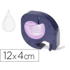 Cinta Q-CONNECT 12mm x 4mt transparente para maquina letratag