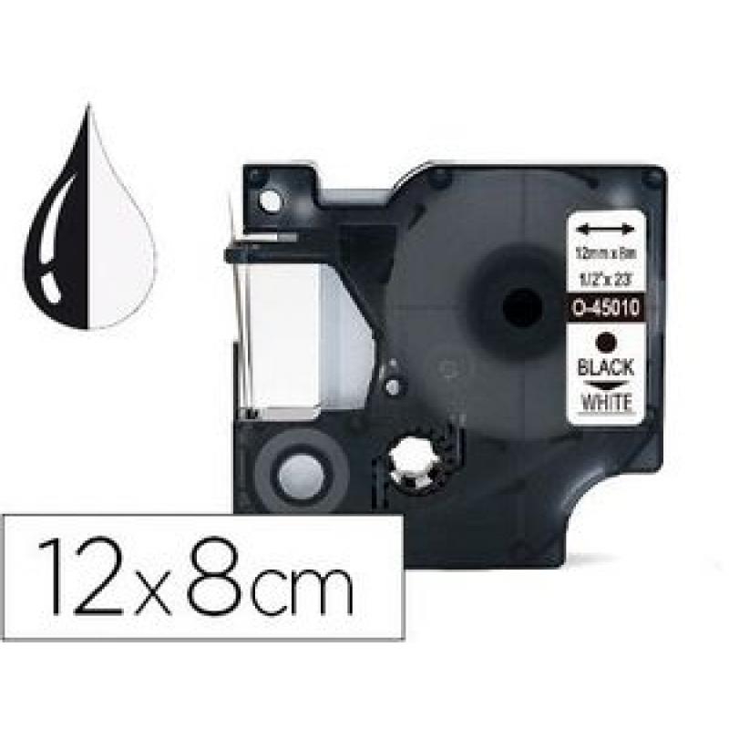 cinta-q-connect-mk-221-blanco-negro-9mm-longitud-8-mt