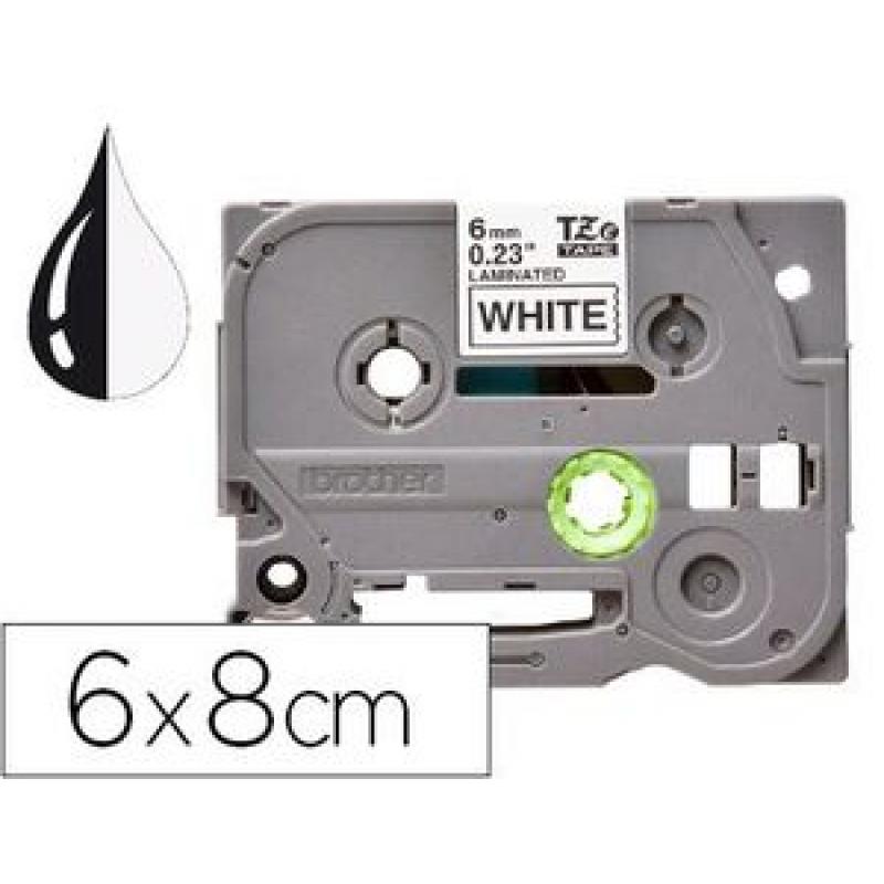 cinta-q-connect-tze-211-blanco-negro-6mm-longitud-8-mt