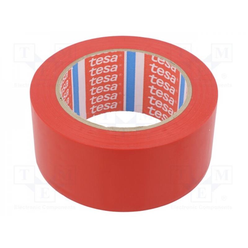 Cinta Tesa Rollo 66mm X 50m Rojo
