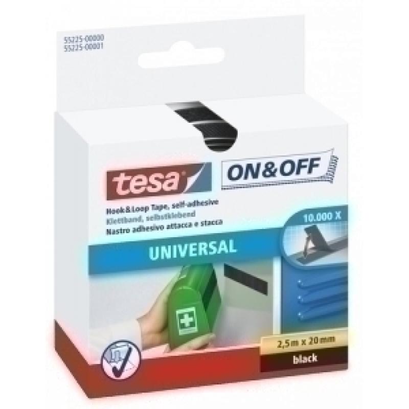 cinta-velcro-tesa-on&off-rollo-25x20-negro