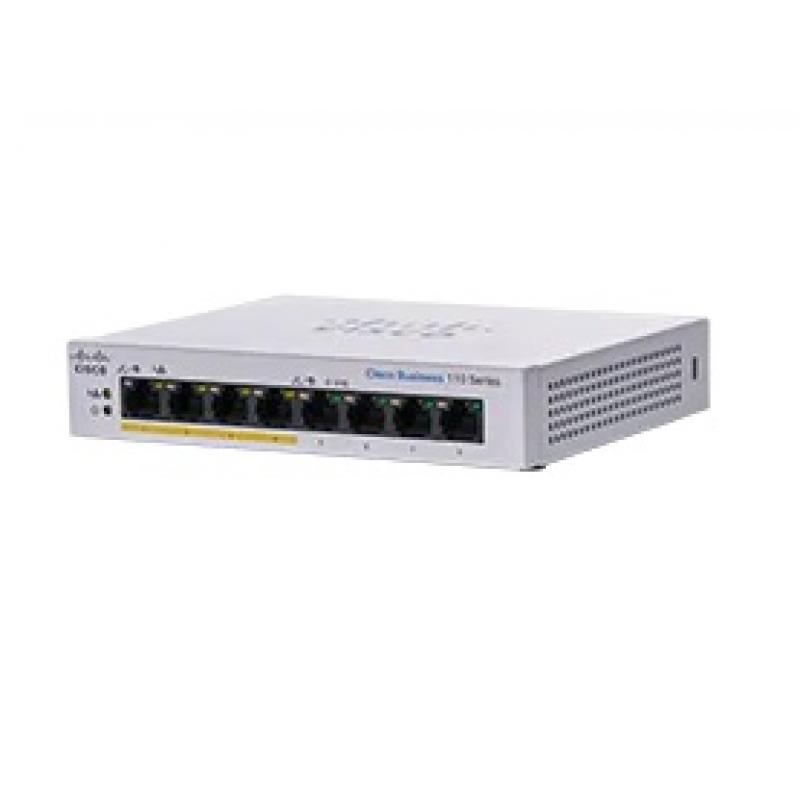 cisco-cbs110-8pp-d-no-administrado-l2-gigabit-ethernet-10-100-1000-energia-sobre-ethernet-poe-gris