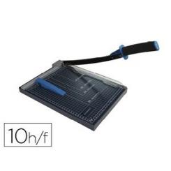 Cizalla Q-CONNECT metalica de palanca A4 capacidad corte 10 hojas