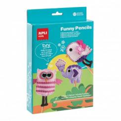 APLI C.Kit Funny Pencils Fieltro 3 U