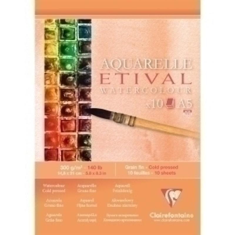 clairefontaine-block-de-dibujo-clairefontaine-encolado-etival-acuarela-blanco-grano-fino-a5-300g-10h
