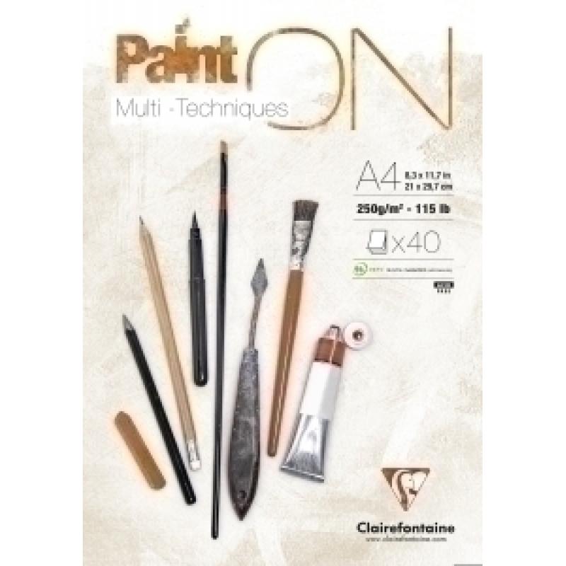 clairefontaine-block-de-dibujo-clairefontaine-paint-on-multitecnicas-a4-250g-40h