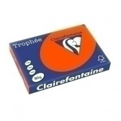 CLAIREFONTAINE Papel Color A3 Trophee 80G 500H Rojo Car
