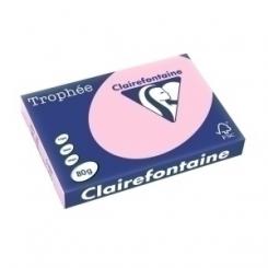 CLAIREFONTAINE Papel Color A3 Trophee 80G 500H Rosa