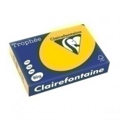 CLAIREFONTAINE Papel Color A4 Trophee 80G 500H Oro