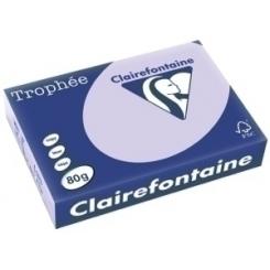 Clairefontaine Papel De Color A4 Clairefontaine Trophee 80G 500H Pastel Lila