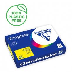 Clairefontaine Papel De Color A4 Clairefontaine Trophee 80G 500H Vivo Amarillo Sol