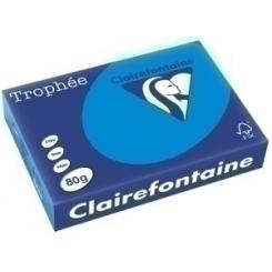 Clairefontaine Papel De Color A4 Clairefontaine Trophee 80G 500H Vivo Azul Turquesa