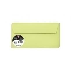 Clairefontaine Sobre Clairefontaine Pollen 110X220 120G Verde Yema Paquete De 20