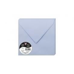 Clairefontaine Sobre Clairefontaine Pollen 165X165 120G Azul Lavanda Paquete De 20