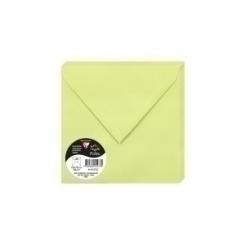 Clairefontaine Sobre Clairefontaine Pollen 165X165 120G Verde Yema Paquete De 20