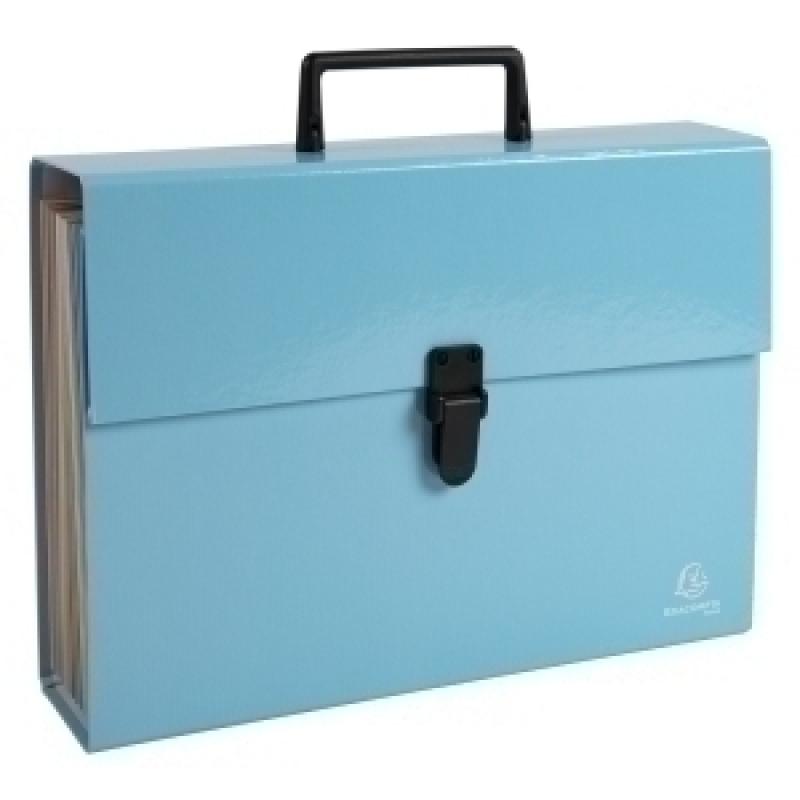 clasificador-acordeon-exacompta-aquarel-fº-18-dptos-maletin-con-asa-y-cierre-plastico-azul