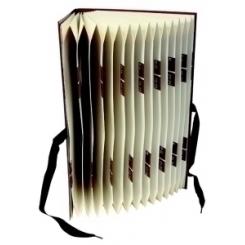 Clasificador Acordeon Mariola Geltex Fº 20 Dptos.(A-Z) Negro