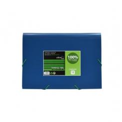 Clasificador Acordeon Office Box Material Reciclado 335X240Mm 12 Dptos. Gomas