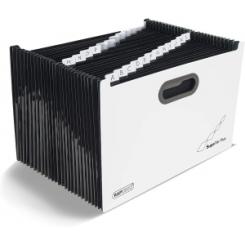 Clasificador Acordeon Rapesco Pp  A4+ 26 Dptos. Blanco/Negro