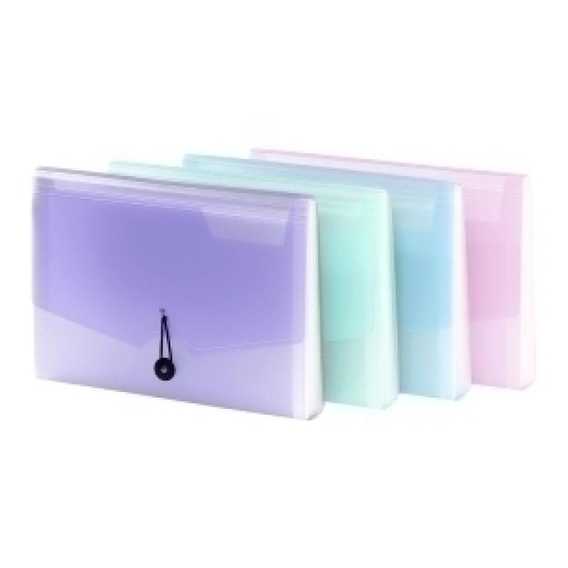 clasificador-acordeon-viquel-propysoft-pp-opaco-a4-12-dptos-cierre-elastico-boton-colores-surtidos