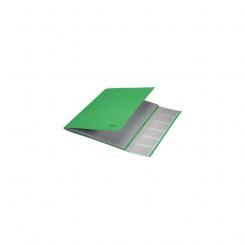 Clasificador de 6 pestañas de cartón LEITZ Recycle. 100% reciclable. DIN A4, verde