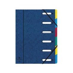 Clasificador Fuelle Exacompta 6 separadores Azul