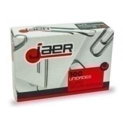 Clip Jaer Nº2 (32 Mm.) Labiado Galvanizado Caja De 100