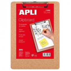 APLI Clipboard Madera A4