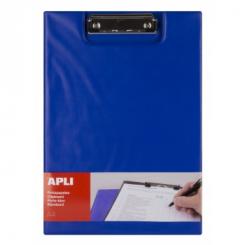 APLI Clipboard PP Con Solapa Col.Azul A4