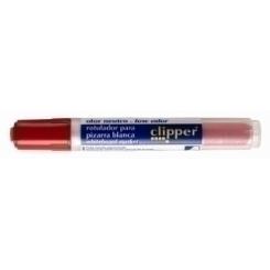 Clipper Marcador Pizarra Clipper Liquid Conico Rojo