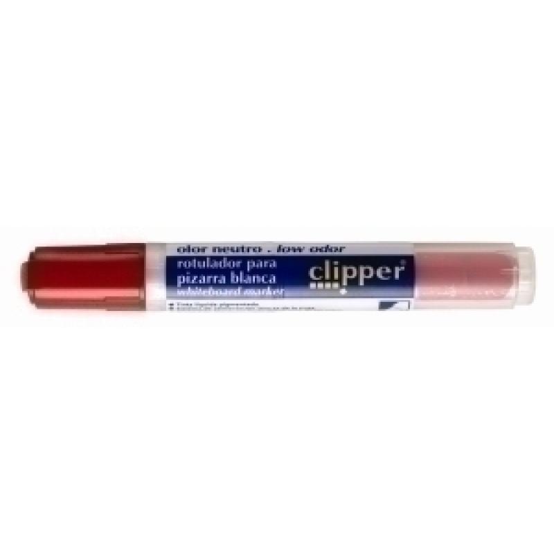 clipper-marcador-pizarra-clipper-liquid-conico-rojo