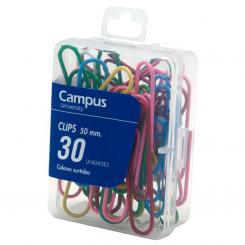 Clips Colores Campus 50  mm / 30 Uds