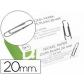 clips-niquelados-q-connect-nº1-20-mm-caja-de-100