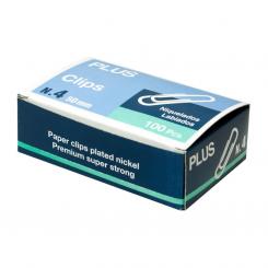 Clips Plus Nº4 50  mm / 100 Uds