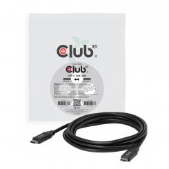 CLUB3D Cable USB-C® seguro de 240 W sin datos, 2 m/6,56 pies