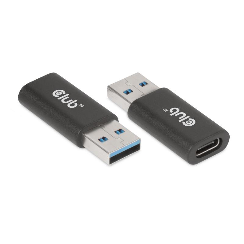 club3d-cac-1525-cambiador-de-genero-para-cable-usb-a-usb-type-c-negro