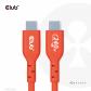 club3d-cac-1573-cable-usb-usb4-gen-2x2-2-m-usb-c-rojo