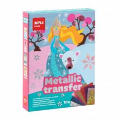 APLI C.Metallic Transfer Princesas
