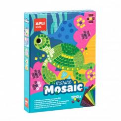 APLI C.Mosaico Goma EVA Marino