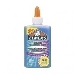Cola Elmer´S Slime Cambiacolor Lavable 147 Ml Azul