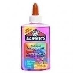 Cola Elmer´S Slime Translucido Lavable 147 Ml Rosa