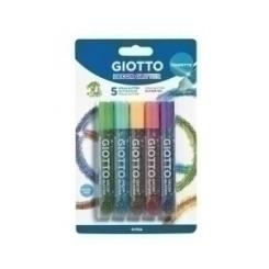 Cola Glitter Glue Giotto Lapiz Confetis 5X10,5Ml/G