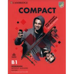 Compact Preliminary for Schools Second edition. Workbook without answers with Audio Download CAMBRIDGE