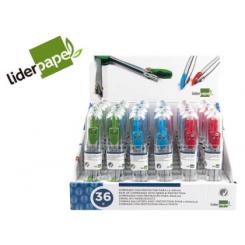Compas LIDERPAPEL con protector de punta colores surtidos
