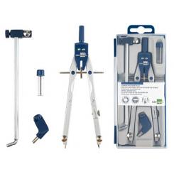 Compas LIDERPAPEL micrometrico bk-304 con adaptador y alargadera