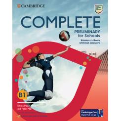Complete Preliminary For Schools English For Spanish Speakers Student'S Book Without Answers With Digital Pack, Ed. CAMBRIDGE