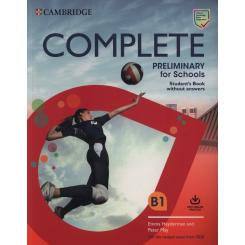 Complete Preliminary For Schools Student Without Key English Edition, Ed. CAMBRIDGE